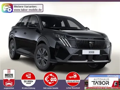 Neu Peugeot 3008 Allure 136 PS (100 kW) 2025 Schwarz metallic SUV