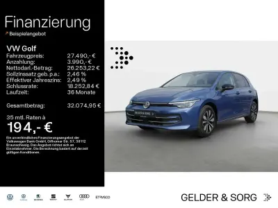 Usata VW Golf VIII Goal 150 CV (110 kW) 2025 Blu Berlina