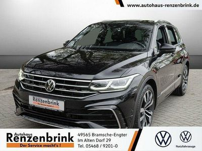 Gebraucht VW Tiguan R-line 150 PS (110 kW) 2022 Schwarz (deep black perleffekt) SUV