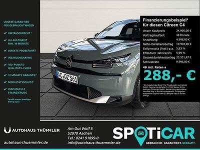 Gebraucht Citroën C4 145 PS (106 kW) 2026 Grün SUV