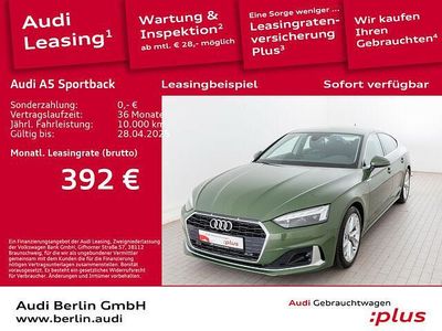 Distriktgrün metallic Gebraucht 2024 Audi A5 Sportback Advanced Plus Kleinwagen | 40.900 € (Fairer Preis)