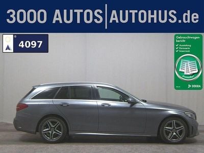 Usata Mercedes C220 AMG line 194 CV (142 kW) 2019 Grigio Station wagon