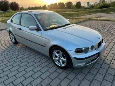 Brugt BMW 316 116 HK (85 kW) 2003 Sølv Coupe