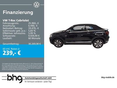 Gebraucht VW T-Roc Goal 116 PS (85 kW) 2025 Deep black perleffekt/schwarz SUV