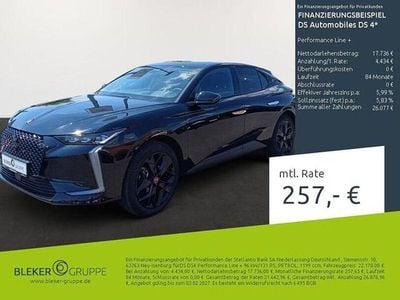 Lackierung schwarz perla nera/typ aussenverkleidung metalliclackierung Gebraucht 2023 DS Automobiles DS4 Performance Line Plus Limousine | 22.170 € (Fairer Preis)