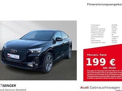 Mythosschwarz metallic Gebraucht 2022 Audi Q4 Sportback e-tron Ambiente SUV | 30.580 € (Guter Preis)
