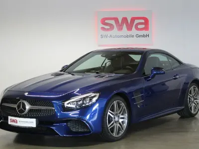 Gebraucht Mercedes SL500 AMG 455 PS (334 kW) 2017 Blau Cabrio