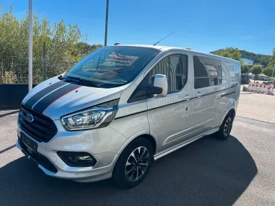 Gebraucht Ford Transit Custom Sport 170 PS (125 kW) 2022 Silber Van / Kleinbus