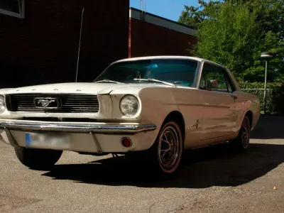 Gebraucht Ford Mustang 120 PS (88 kW) 1966 Weiß Coupé