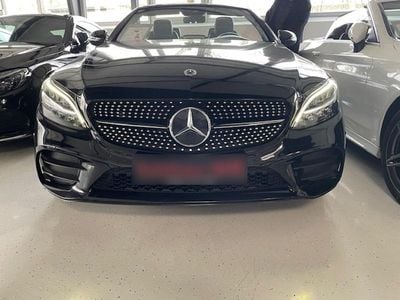 Usata Mercedes C200 AMG 184 CV (135 kW) 2021 Nero Cabrio