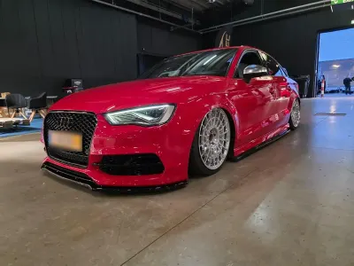 Usata Audi S3 300 CV (220 kW) 2015 Rosso Berlina