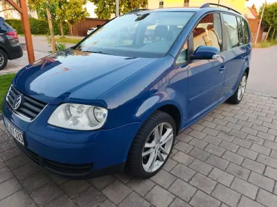 Gebraucht VW Touran Trendline 101 PS (74 kW) 2004 Blau Van / Kleinbus