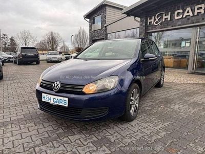 Usata VW Golf VI Comfortline 110 CV (80 kW) 2009 Blu Utilitaria