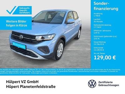 Gebraucht VW T-Cross 95 PS (69 kW) 2025 Clear blue metallic SUV