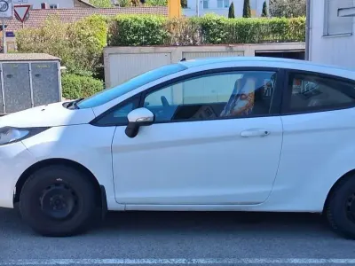 Gebraucht Ford Fiesta Trend 60 PS (44 kW) 2010 Weiß Kleinwagen