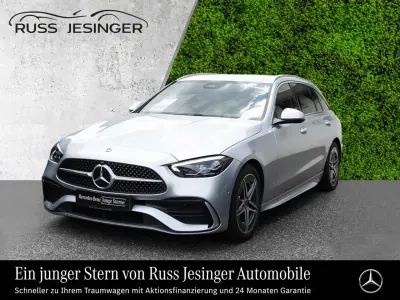 Gebraucht Mercedes C220 AMG line 200 PS (147 kW) 2024 Silber Limousine