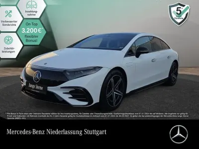 Gebraucht Mercedes EQS450+ AMG 264 kW (360 PS) 2022 Weiß Limousine