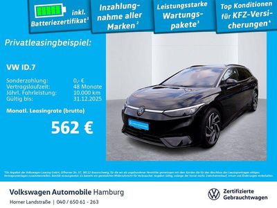 Gebraucht VW ID.7 Pro 210 kW (286 PS) 2024 0e grenadillschwarz metallic Kombi