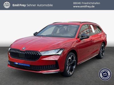 Karminrot metallic Neu 2025 Skoda Superb SportLine Kombi | 50.970 € (Teuer)