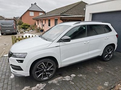 Gebraucht Skoda Karoq SportLine 150 PS (110 kW) 2020 Weiß SUV