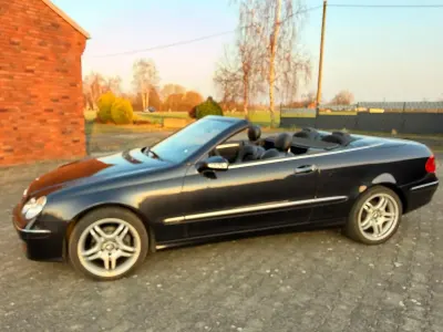 Usata Mercedes CLK280 Avantgarde 231 CV (169 kW) 2007 Nero Cabrio
