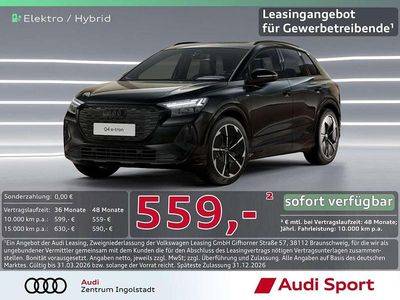 Mythosschwarz Neu 2025 Audi Q4 e-tron Sport SUV | 63.950 € (Teuer)