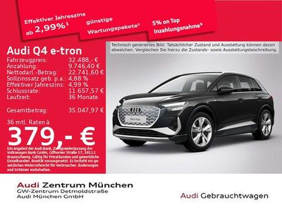 Gebraucht Audi Q4 e-tron Ambiente 194 kW (265 PS) 2023 Mythosschwarz metallic SUV