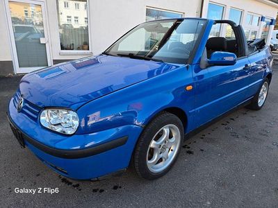 Gebraucht VW Golf Cabriolet Trendline 101 PS (74 kW) 1999 Blau Cabrio