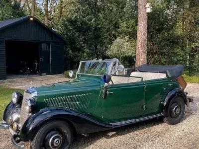 Gebraucht Mercedes 170 41 PS (30 kW) 1951 Grün Cabrio