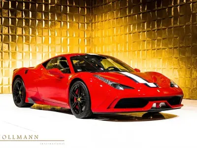 Second-hand Ferrari 458 605 CP (444 kW) 2014 Roșu Coupe