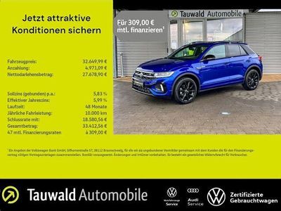 Gebraucht VW T-Roc R-line 150 PS (110 kW) 2024 Blau SUV