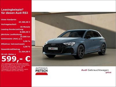 Usata Audi RS3 Comfort 400 CV (294 kW) 2024 Grigio Berlina