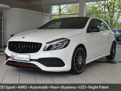 Brugt Mercedes A250 Business 218 HK (160 kW) 2017 Hvid Sedan