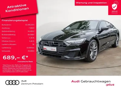 Gebraucht Audi A7 Sportback S-Line 299 PS (219 kW) 2023 Schwarz Kleinwagen