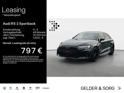 Neu Audi RS3 Sport 400 PS (294 kW) 2025 Goodwoodgrün perleffekt Limousine