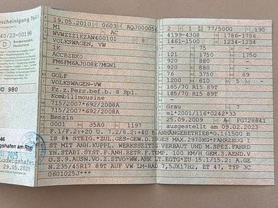 Gebraucht VW Golf VI Trendline 105 PS (77 kW) 2010 Grau Kleinwagen