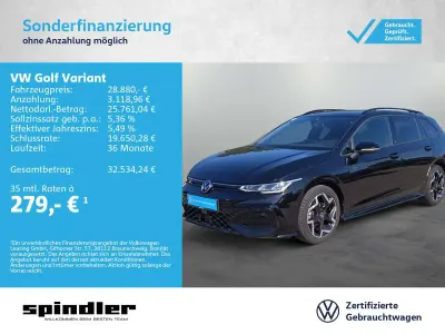 Gebraucht VW Golf VIII R-line 150 PS (110 kW) 2025 Grenadillschwarz metallic Kombi
