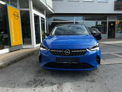Gebraucht Opel Corsa Elegance 101 PS (74 kW) 2021 Perl blau/voltaik blau Kleinwagen