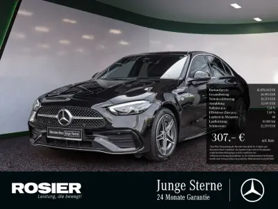 Gebraucht Mercedes C300 Advanced 258 PS (189 kW) 2024 Schwarz / obsidianschwarz Limousine