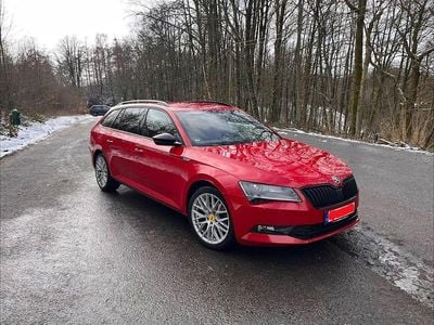 Gebraucht Skoda Superb SportLine 190 PS (139 kW) 2018 Rot Kombi