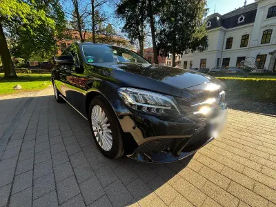Usata Mercedes C180 156 CV (114 kW) 2018 Nero Berlina