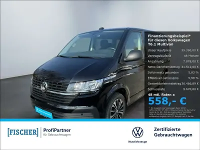 Brugt VW T6.1 Family 150 HK (110 kW) 2022 Sort Van