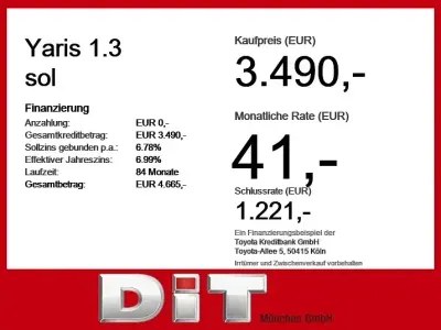 Gebraucht Toyota Yaris Sol 87 PS (63 kW) 2006 Blau Limousine