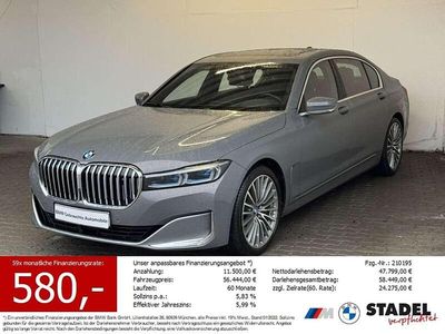 Gebraucht BMW 750L Sport Line 530 PS (389 kW) 2021 Berninagrau bernsteineffekt me Limousine