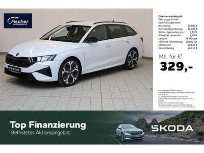 Neu Skoda Octavia RS 265 PS (194 kW) 2026 Moonweißperleffekt Kombi
