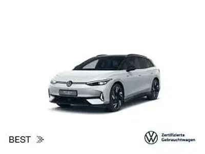 Gebraucht VW ID.7 250 kW (340 PS) 2025 Weiß (gletscherweiß metallic/schwarz) Kombi