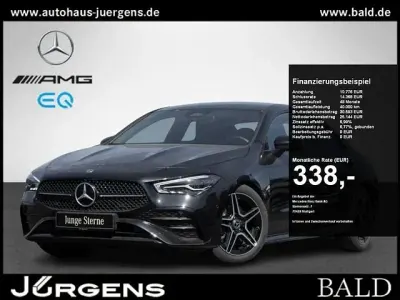 Gebraucht Mercedes CLA200 Advanced 163 PS (119 kW) 2023 Metalliclack kosmosschwarz Coupé
