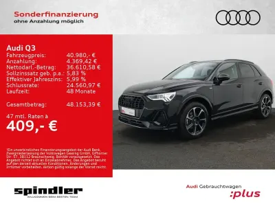 Gebraucht Audi Q3 S-Line 150 PS (110 kW) 2025 Mythosschwarz metallic SUV