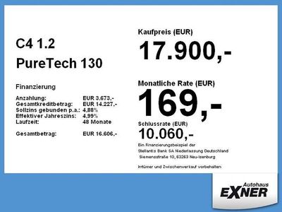 Gebraucht Citroën C4 PureTech 131 PS (96 kW) 2023 Weiß banquise SUV