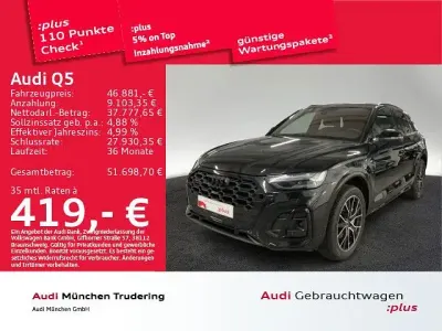 Używany Audi Q5 S-Line 299 KM (219 kW) 2023 Czarny SUV